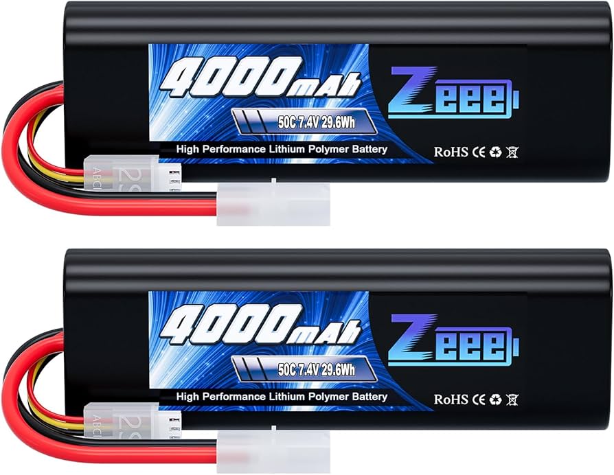 Amazon.co.jp: ゼエエ Zeee 2S リポバッテリー 4000mAh 7.4V 50C